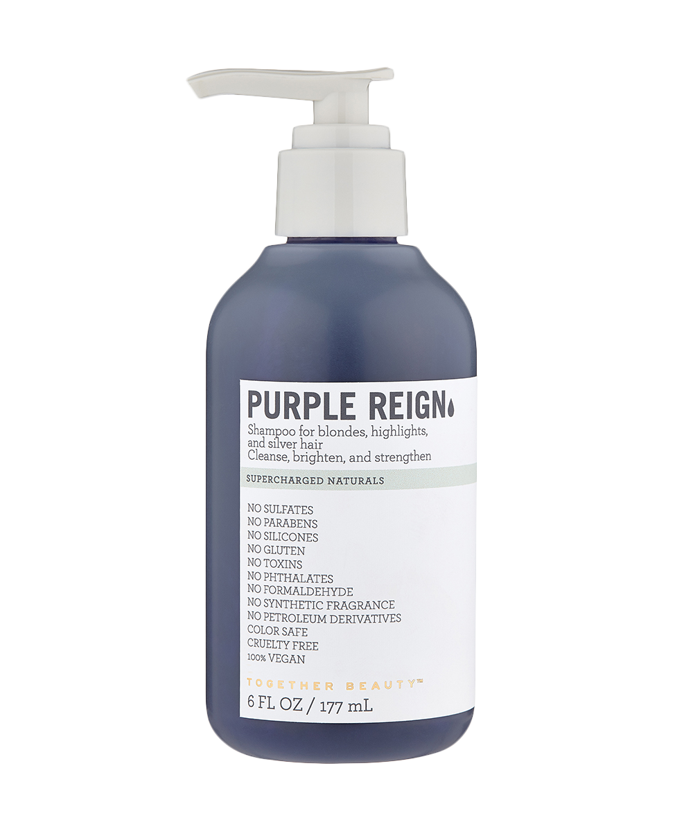 Purple Reign toning shampoo for blonde, silver, or grey hair