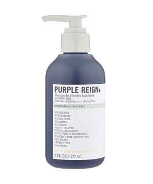 Purple Reign toning shampoo for blonde, silver, or grey hair