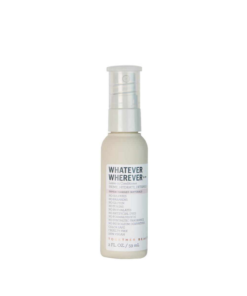 Whatever Wherever natural leave-in conditioner travel size